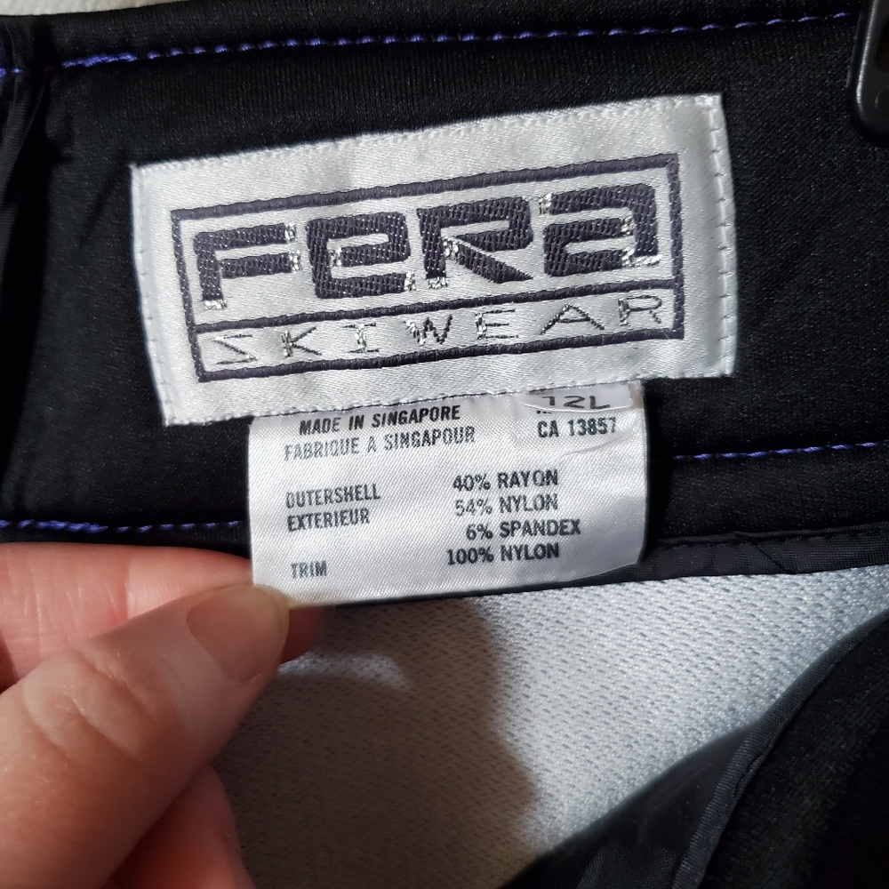 Fera Skiwear Purple Stirrup Pants - Picture 10 of 12